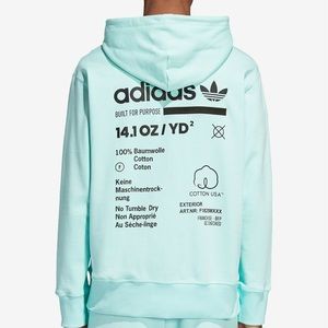 Adidas Built for Purpose Kaval Mint Hoodie